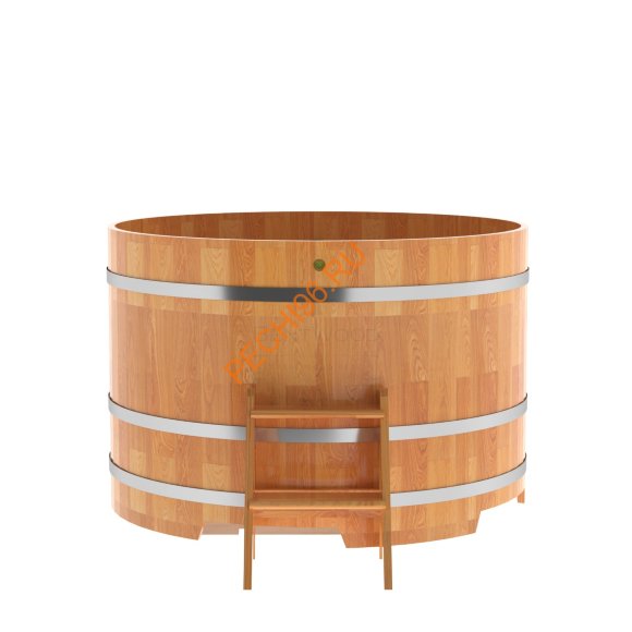 Купель для бани BentWood круглая из сращённой лиственницы, D1,8 м Купель для бани BentWood круглая из сращённой лиственницы, D1,8 м