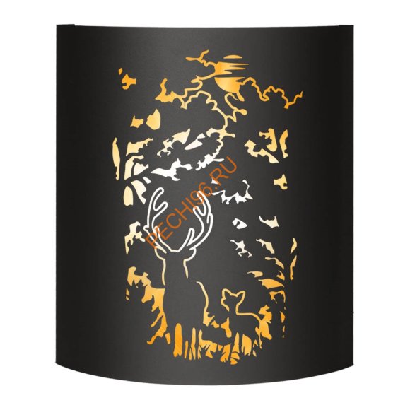 Абажур BLACK Олени в лесу