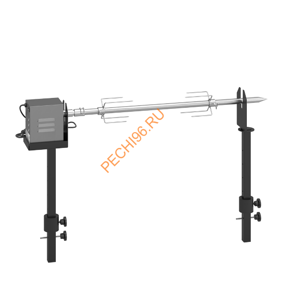 Чугунная Костровая чаша Везувий Fantastic D 700 Люкс + Электровертел