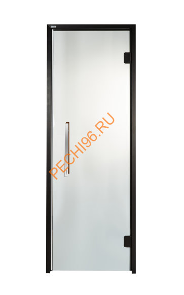 Дверь стеклянная Grandis GS 7х19-M1-S-Bl коробка алюминий Diamond Black, ручка Термоабаш Дверь стеклянная Grandis GS 7х19-M1-S-Bl коробка алюминий Diamond Black, ручка Термоабаш