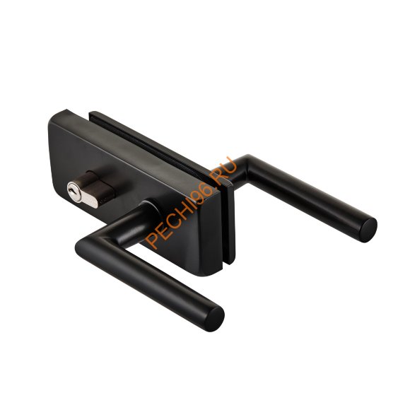 Дверь стеклянная Grandis GS 7х19-M1-S-Bl коробка алюминий Diamond Black, ручка Термоабаш Дверь стеклянная Grandis GS 7х19-M1-S-Bl коробка алюминий Diamond Black, ручка Термоабаш