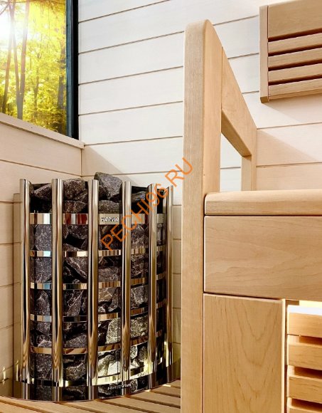 Электрическая печь Harvia Glow Corner TRC90XE + CX001WiFi Электрическая печь Harvia Glow Corner TRC90XE + CX001WiFi