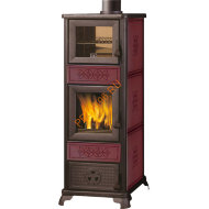 Печь-камин EdilKamin DECOR C BORDEAUX Печь-камин EdilKamin DECOR C BORDEAUX