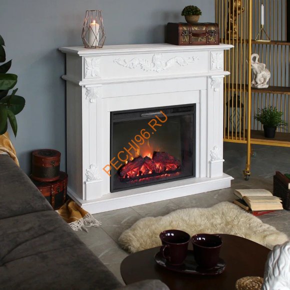 Электрокамин RealFlame Philadelphia 25,5/26 WT с очагом Sparta 25,5 LED