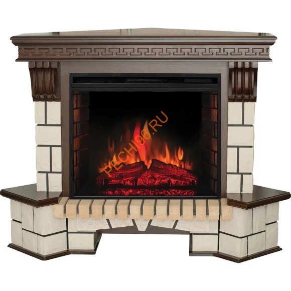 Электрокамин RealFlame Stone Corner new 26 с очагом Epsilon 26 S IR Электрокамин RealFlame Stone Corner new 26 с очагом Epsilon 26 S IR