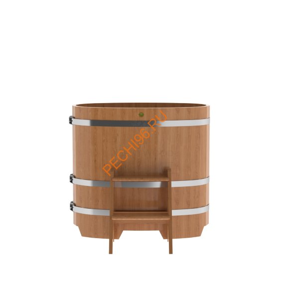 Купель для бани BentWood овальная из дуба Премиум, 0,59х1,06 м
