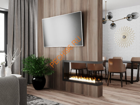 Биокамин Русский огонь Честер Торцевой 1000 встраиваемый Биокамин Русский огонь Честер Торцевой 1000 встраиваемый