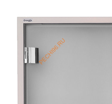Двери стеклянные двустворчатые Grandis GS 13х20-G-Н-Br