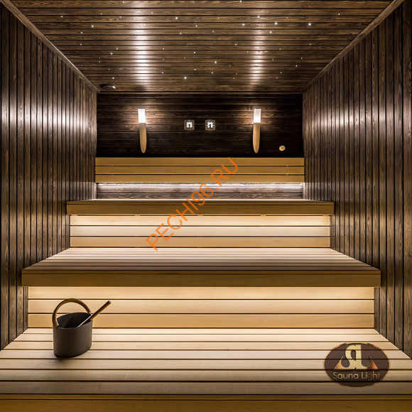 Светильник для сауны Licht-2000 Torcia Vetro настенный