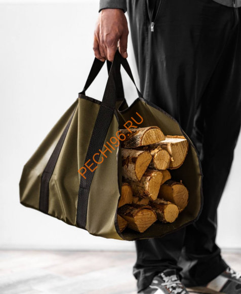 Дровница-сумка Fire&Wood Vienna, ткань зеленая