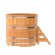 Купель для бани BentWood круглая из сращённой лиственницы, D1,5 м