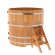 Купель для бани BentWood круглая из сращённой лиственницы, D1,5 м