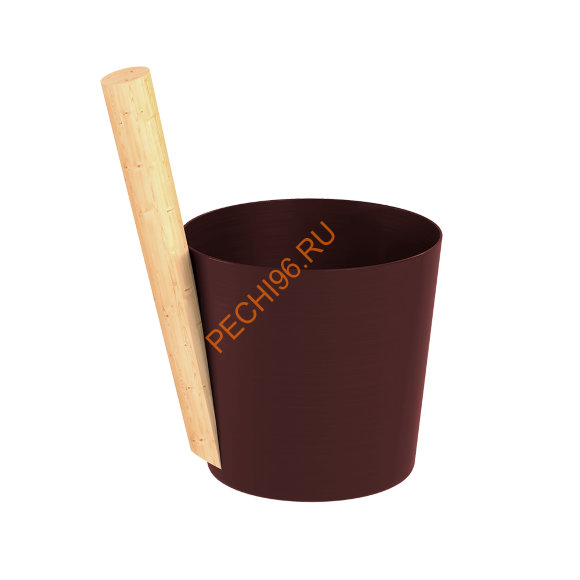 Шайка EVEREST DARK BROWN 5 л, алюминий (TG-46)