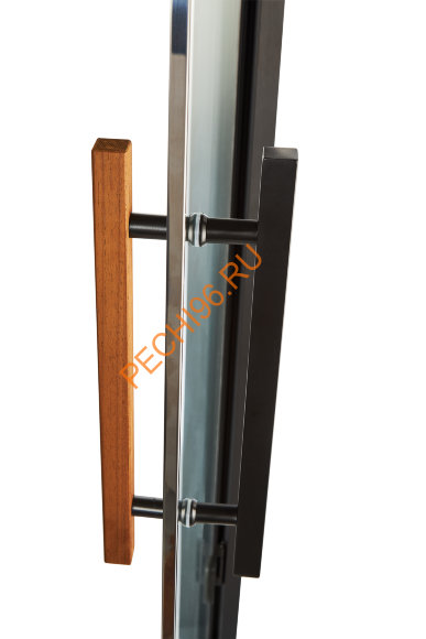 Дверь стеклянная Grandis GS 7х20-M1-S-Bl коробка алюминий Diamond Black, ручка Термоабаш Дверь стеклянная Grandis GS 7х20-M1-S-Bl коробка алюминий Diamond Black, ручка Термоабаш