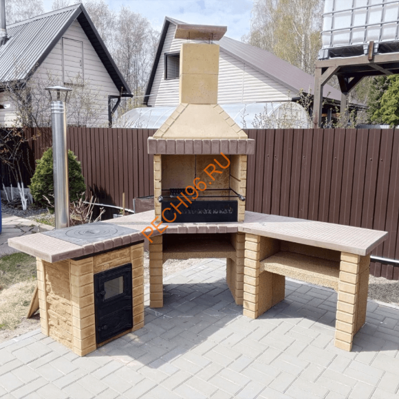 Печь-барбекю угловая Принц Классик в Нижнем Новгороде Печь-барбекю угловая Принц Классик в Нижнем Новгороде