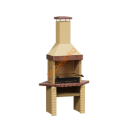 Печь-барбекю угловая Принц Классик