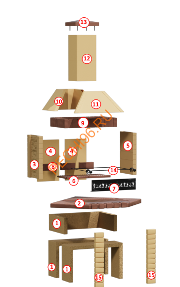 Печь-барбекю угловая Принц Классик в Нижнем Новгороде Печь-барбекю угловая Принц Классик в Нижнем Новгороде