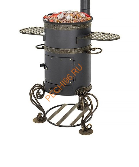 Печь под казан Везувий 12 л Шмель