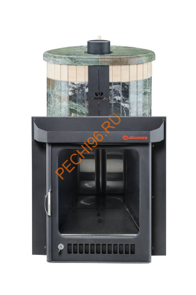 Печь банная Ферингер Оптима ПФ Жадеит перенесённый рисунок+Окаменевшее дерево