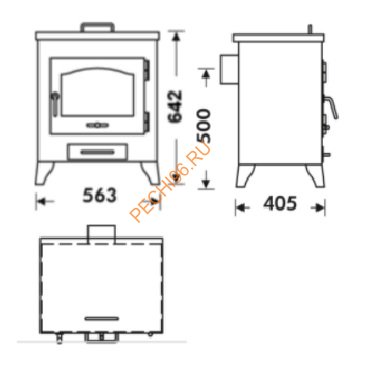 Печь-камин Panadero Orleans