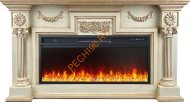 Электрокамин Royal Flame London слоновая кость с патиной с очагом Vision 42 LED Электрокамин Royal Flame London слоновая кость с патиной с очагом Vision 42 LED