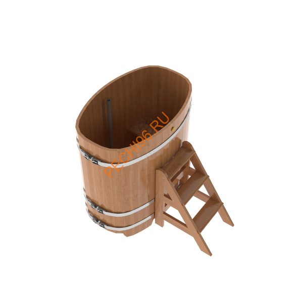 Купель для бани BentWood овальная из дуба Премиум, 0,76х1,16 м Купель для бани BentWood овальная из дуба Премиум, 0,76х1,16 м