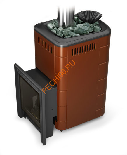 Печь банная ТМФ Таймыр 2017 Inox БСЭ ЗК терракота Печь банная ТМФ Таймыр 2017 Inox БСЭ ЗК терракота