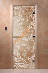 Дверь стеклянная DoorWood «Венеция прозрачная», 1800х800 мм Дверь стеклянная DoorWood «Венеция прозрачная», 1800х800 мм