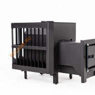 Печь банная BEKKER Мини, нержавеющая сталь 3 мм, сетка