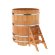 Купель для бани BentWood круглая из сращённой лиственницы, D 1,17м