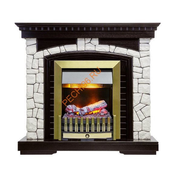 Электрокамин Dimplex Glasgow с очагом Danville Antique Brass FB2 венге Электрокамин Dimplex Glasgow с очагом Danville Antique Brass FB2 венге