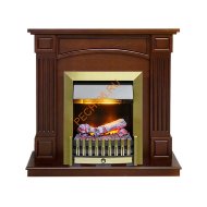 Электрокамин Dimplex Boston с очагом Danville Antique Brass FB2 темный дуб Электрокамин Dimplex Boston с очагом Danville Antique Brass FB2 темный дуб