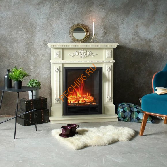 Электрокамин RealFlame Lilian DN/WT с очагом Eugene Электрокамин RealFlame Lilian DN/WT с очагом Eugene