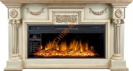 Электрокамин Royal Flame London слоновая кость с патиной с очагом Vision 42 LOG LED Электрокамин Royal Flame London слоновая кость с патиной с очагом Vision 42 LOG LED