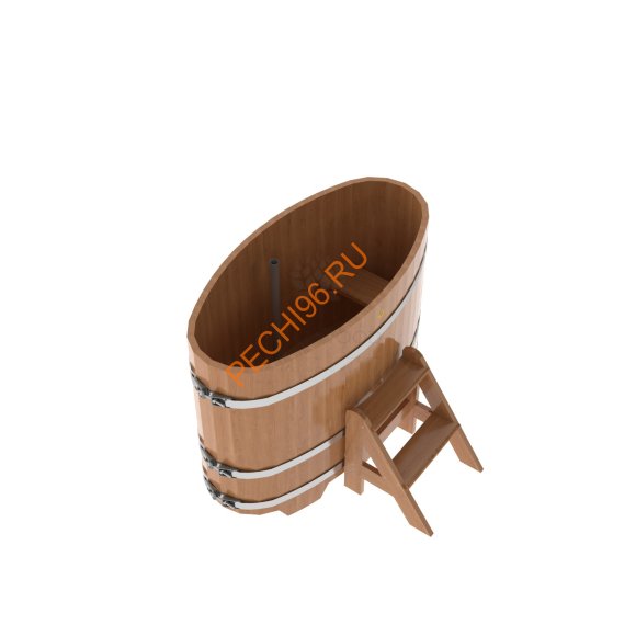 Купель для бани BentWood овальная из дуба Премиум, 0,69х1,31 м Купель для бани BentWood овальная из дуба Премиум, 0,69х1,31 м
