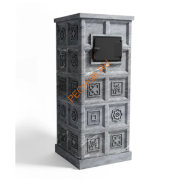 Печь банная KLOVER KLV RT 20-RV Талькомагнезит Изразцы 310S с прямыми углами
