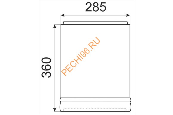 Облицовка дымохода КимрПечь ободок, D200 Облицовка дымохода КимрПечь ободок, D200