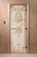 Дверь стеклянная DoorWood «Египет сатин», 1700х700 мм