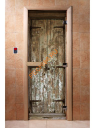 Дверь стеклянная DoorWood с фотопечатью «Шебби-шик» Дверь стеклянная DoorWood с фотопечатью «Шебби-шик»