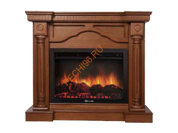 Электрокамин Electrolux EFP/P-3020LS с порталом Firelight Rome 30, дуб