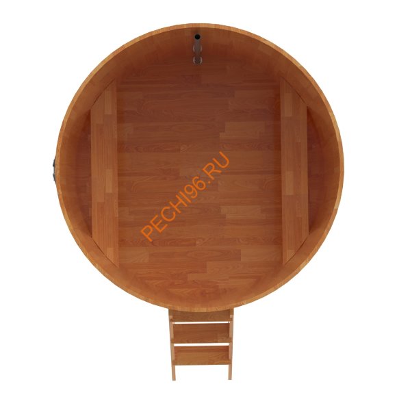 Купель для бани BentWood круглая из сращённой лиственницы, D 2,0м