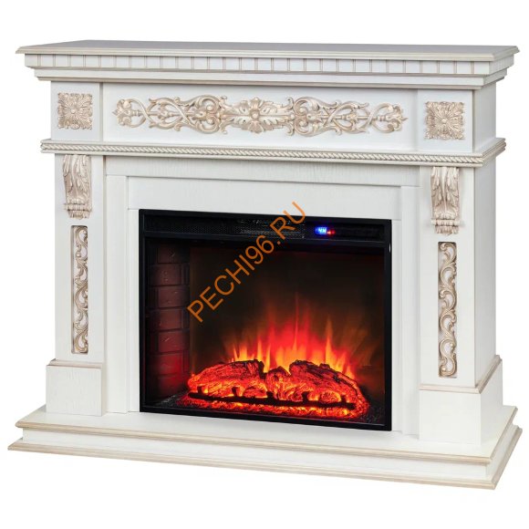 Электрокамин RealFlame Estella 25,5/26 WT c очагом Sparta 25,5 LED Электрокамин RealFlame Estella 25,5/26 WT c очагом Sparta 25,5 LED