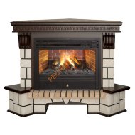 Электрокамин RealFlame Stone new Corner 26/HL с очагом 3D Novara 26 Электрокамин RealFlame Stone new Corner 26/HL с очагом 3D Novara 26