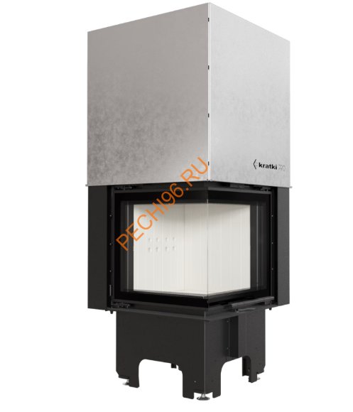 Каминная топка Kratki VNL/480/480, 8 кВт, гильотина