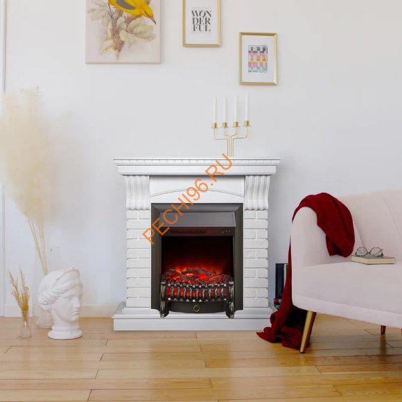 Электрокамин RealFlame JAZZ WT с очагом Fobos Lux BL Электрокамин RealFlame JAZZ WT с очагом Fobos Lux BL