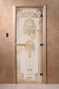 Дверь стеклянная DoorWood «Египет сатин», 1800х800 мм Дверь стеклянная DoorWood «Египет сатин», 1800х800 мм