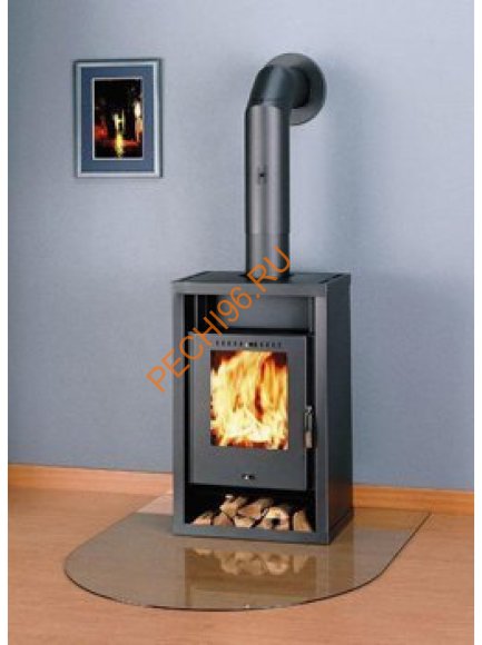 Стальная печь-камин Thorma GENT черная