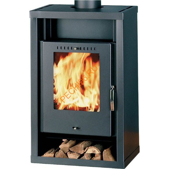 Стальная печь-камин Thorma GENT черная