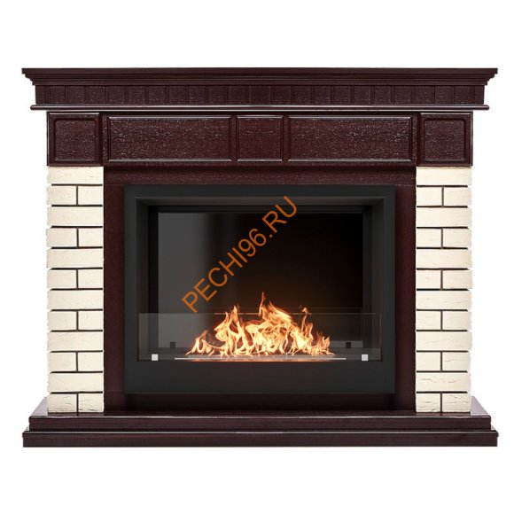 Биокамин Firelight BFP/P-2520, с порталом Bricks 25 шпон темный дуб Биокамин Firelight BFP/P-2520, с порталом Bricks 25 шпон темный дуб