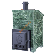 Печь банная Гефест GFS ЗК 18 в облицовке Президент 830/40 Змеевик